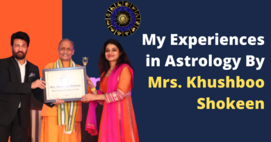 My Experiences in Astrology By Mrs. Khushboo Shokeen